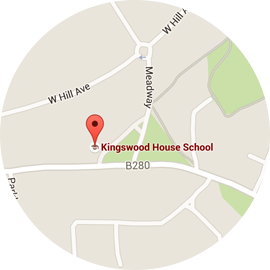 Kingswood House School location map